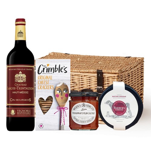 Chateau Larose-Trintaudon Red Wine 75cl And Cheese Hamper